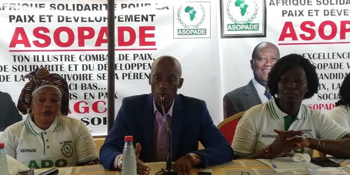 L’ONG ASOPADE sollicite la candidature d’Alassane Ouattara à l’élection présidentielle d’octobre 2020