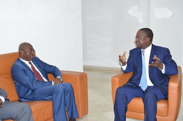 Audience/ Jeannot AHOUSSOU-KOUADIO a reçu le nouveau patron le DG de la Décentralisation
