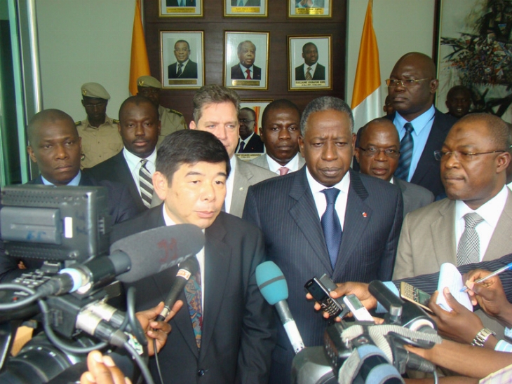 Visite de travail du Secrétaire Général de l`OMD en Côte d`Ivoire