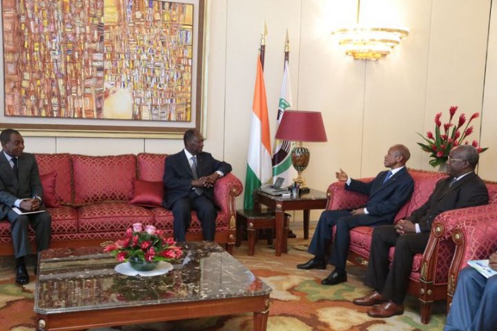 Le Chef de l’Etat a échangé avec une délégation du Conseil de l’Entente.