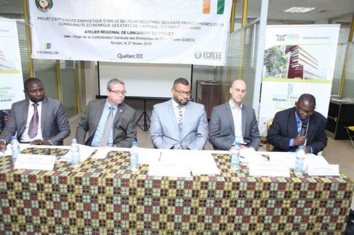 Un Atelier régional de lancement du Projet d’efficacité énergétique dans le secteur industriel des pays francophones de la CEDEAO s’ouvre à Abidjan
