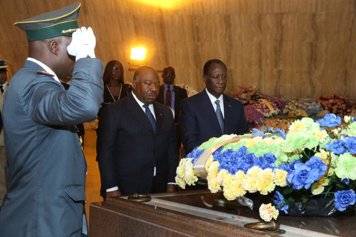 Le Président de la République gabonaise est arrivé à Yamoussoukro pour une visite officielle de 72h en Côte d’Ivoire