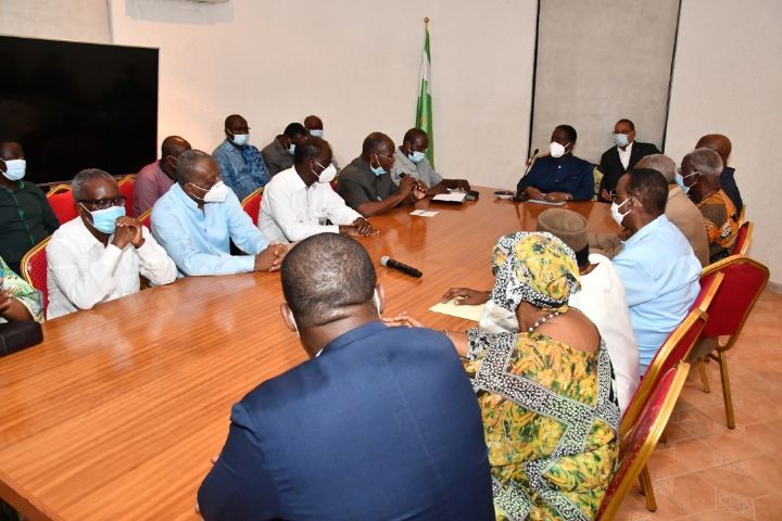 Après la levée du blocus de sa résidence à Cocody : Le président Bédié reçoit le soutien des vice-présidents du Pdci