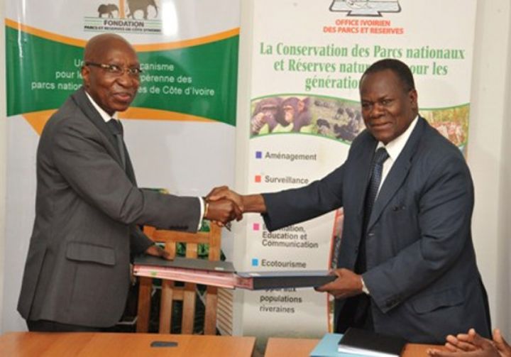 Biodiversité: la fondation des parcs et réserves de Côte d’Ivoire octroie 700 millions de Fcfa pour la préservation des parcs nationaux de Taï et de la Comoé
