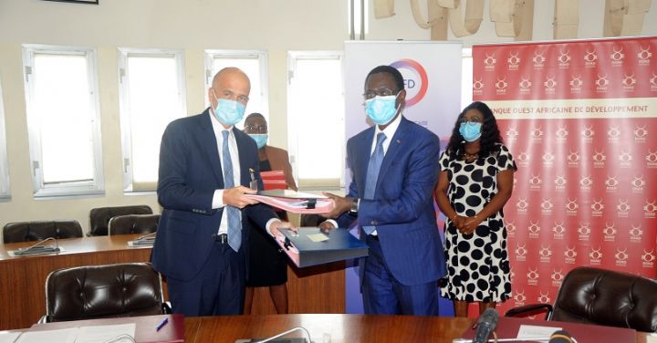 Deux conventions de crédit d’un montant de 175 millions d’euros signées entre l’AFD et la BOAD pour la riposte face au Covid19 et la finance climat (communiqué)