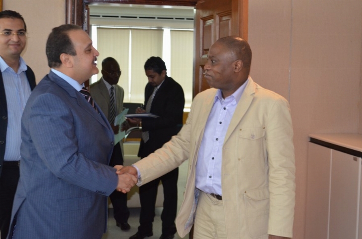 Visite de Son Excellence l’Ambassadeur d’Egypte, au Ministre Dagobert Banzio