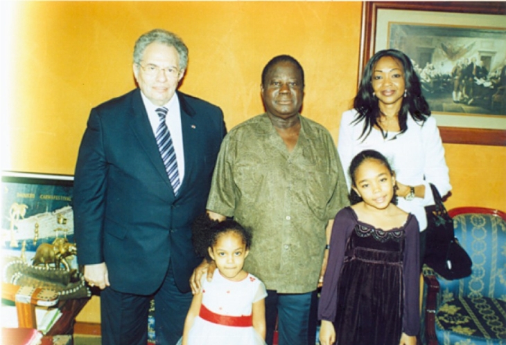 Visite à Daoukro: Roger Abinader reçu par Bédié