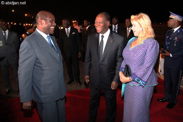Le Président de la République est arrivé à Yamoussoukro pour une visite d’Etat dans la Région du Bélier