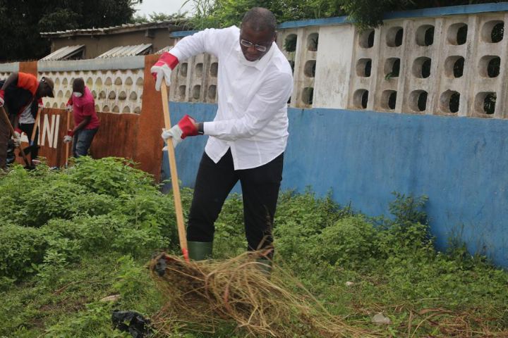 Journée de salubrité à Béoumi : le ministre Sidi Tiémoko Touré ne