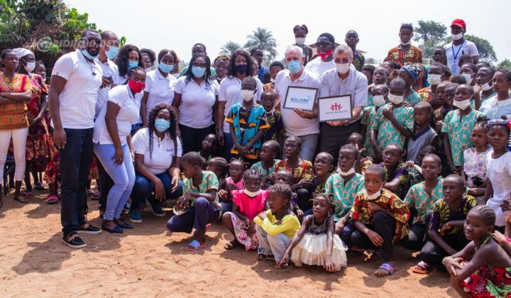 Bolloré Transport & Logistics  en Sierra Leone apporte son soutien aux enfants de l’association Don Bosco