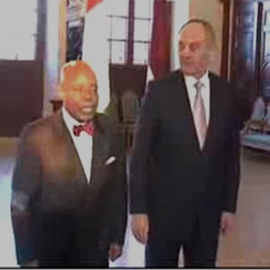 Coopération / SEM Bernard Tanoh-Boutchoué a présenté ses Lettres de Créance à SEM Andris Berzins, Président de la République de Lettonie