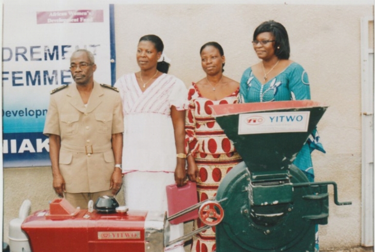 Katiola : le Cefci offre un broyeur à la coopérative des femmes productrices d’attiéké de Niakara