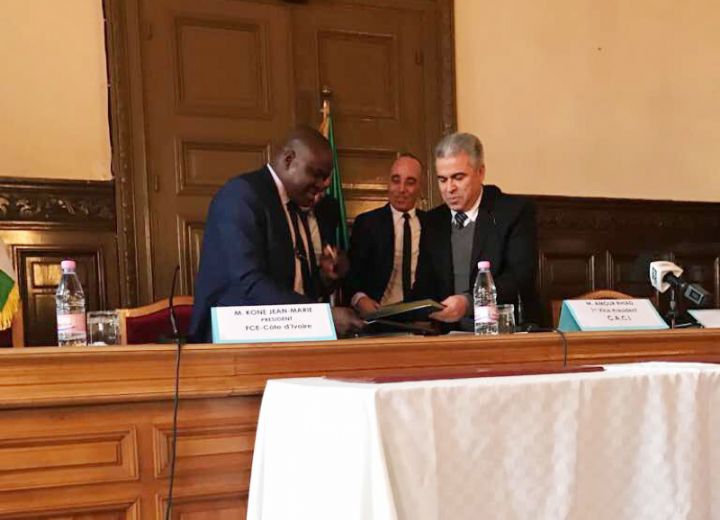 Chambre algérienne de l’industrie et du commerce: un accord de coopération avec le FCE ivoirien