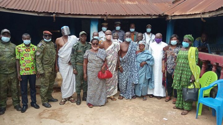 La Cellule civilo-militaire de Transua prône la paix entre les populations d’Attokoum et de Kouassiseranou