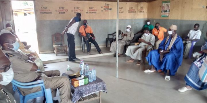 Covid-19 : La chefferie traditionnelle de Soko sensibilisée sur les mesures barrières