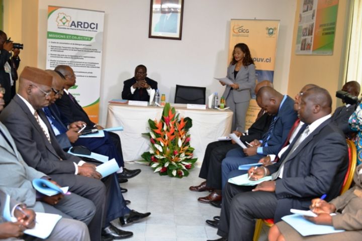 Visite institutionnelle : Jeannot Ahoussou Kouadio, ministre d’Etat, président de l’ARDCI effectue une visite de travail au CICG