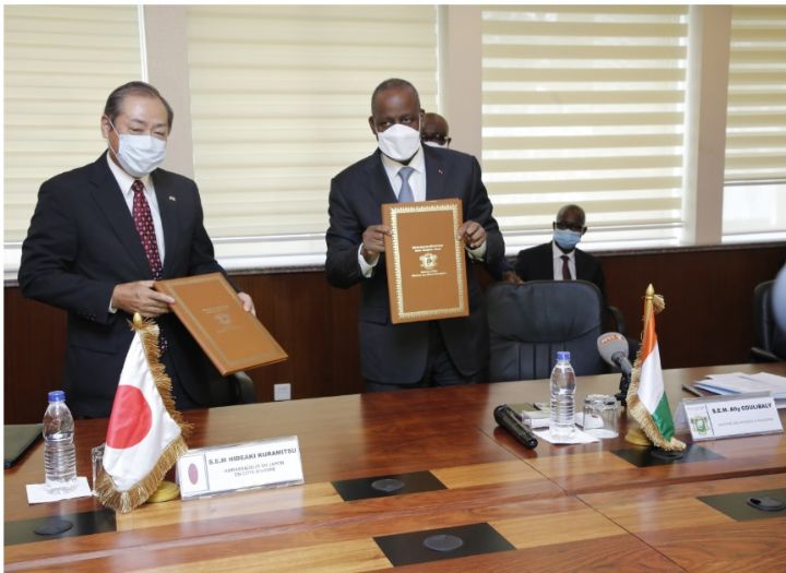 Covid-19 : le Japon accorde 2,2 milliards de FCFA à la Côte d’Ivoire au profit de cinq hôpitaux du Grand Abidjan