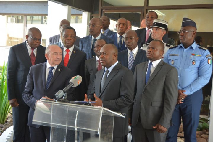 Le ministre Sidiki Diakité a échangé avec Gérard Collomb le ministre français  de l’intérieur