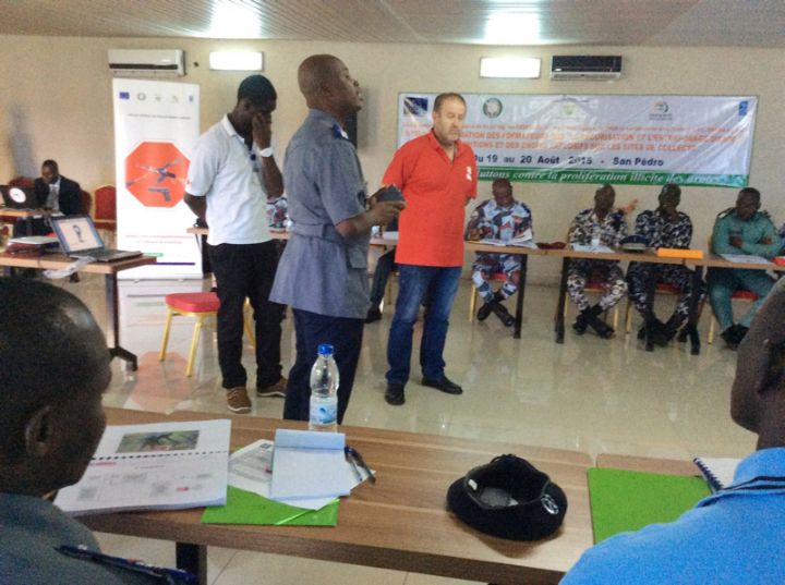 Lutte contres les armes legères: La ComNat-ALPC et le projet CEDEAO-UE appuient les forces nationales