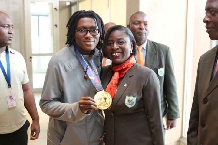 Taekwondo: De retour du championnat du monde à Muju, Cheick Cissé et Ruth Gbagbi sont rentrés à Abidjan