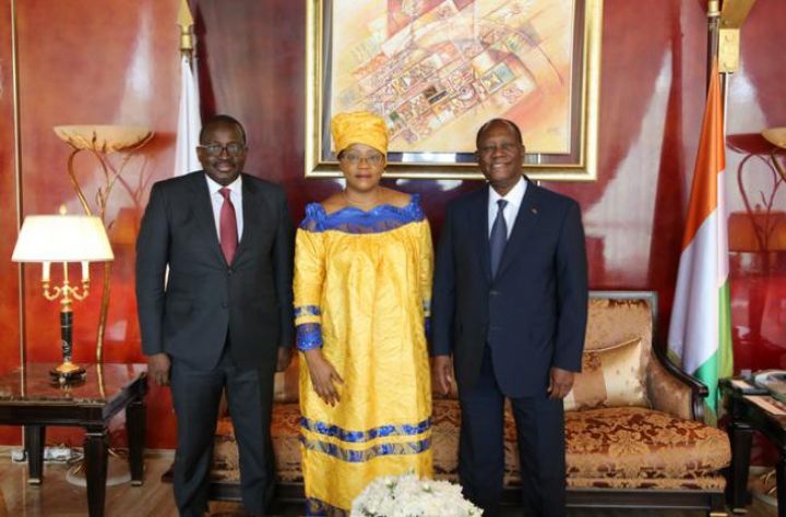L’ambassadeur de la République centrafricaine fait ses adieux au président Ouattara