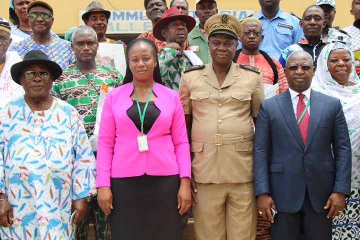 Lucien Tapé Doh sensibilise pour le Trésor public ivoirien à Issia