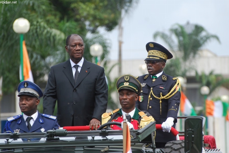 Côte d`Ivoire: la nouvelle armée défile pour les 51 ans d`indépendance