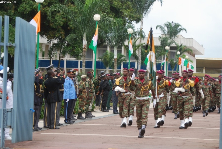 51e anniversaire de l`indépendance de la Côte d`Ivoire, La fête célébrée dans la sobriété au palais présidentiel