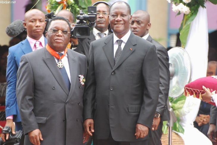 Guillaume Soro, Youssouf Bakayoko et Young-Jin Choï: La distinction du trio gagnant