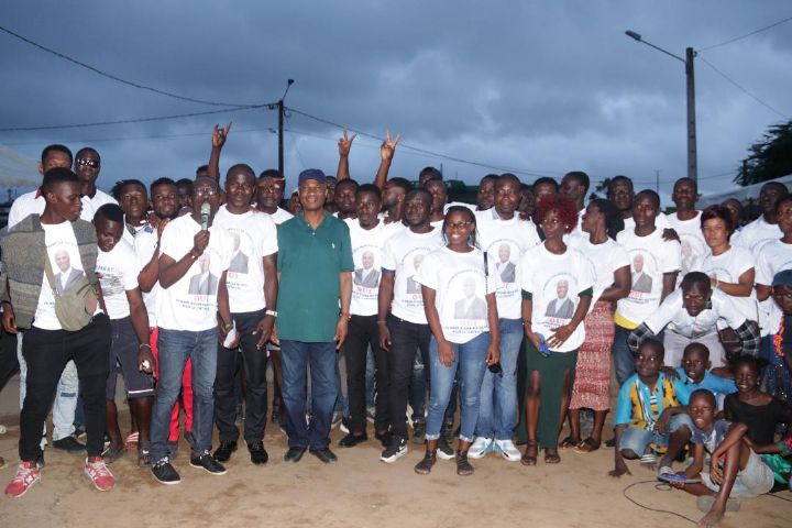 Cocody/Élections municipales: Les jeunes de Cocody-centre font bloc derrière N’goan Aka Mathias