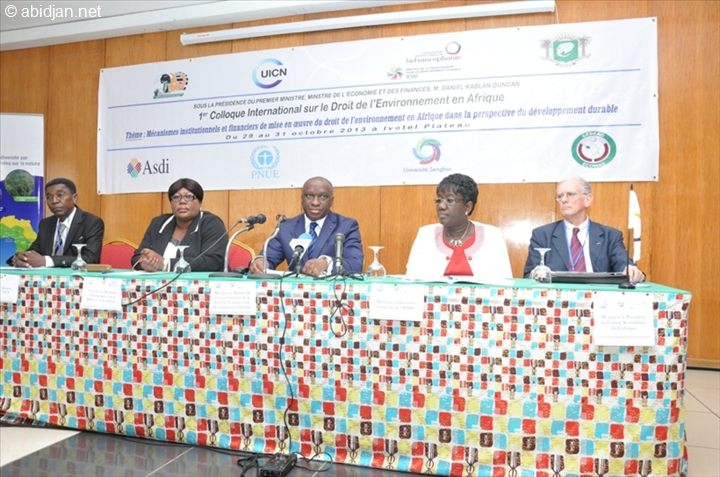 Ouverture à Abidjan d’un colloque international sur le droit de l’environnement en Afrique