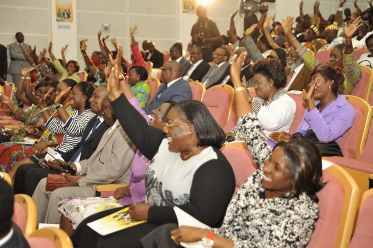 Dominique Ouattara aux femmes : «Battons-nous pour faire notre place »