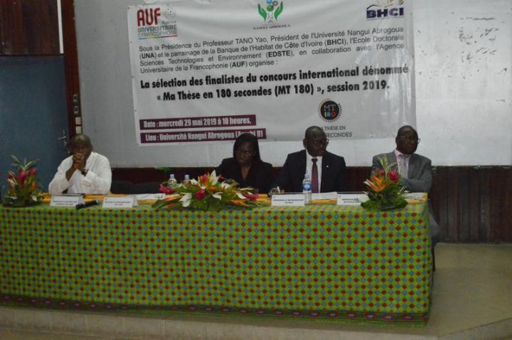 Éducation/ Finale du concours « Ma Thèse en 180 secondes » : les 3 lauréats de l’UNA connus