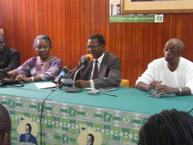 Crise post-electorale / Michel Coffi Bénoît (SG  PDCI par intérim): 