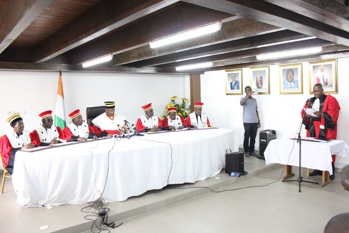 Cérémonie de prestation de serment des membres du collège des médecins : allocution du président du conseil constitutionnel