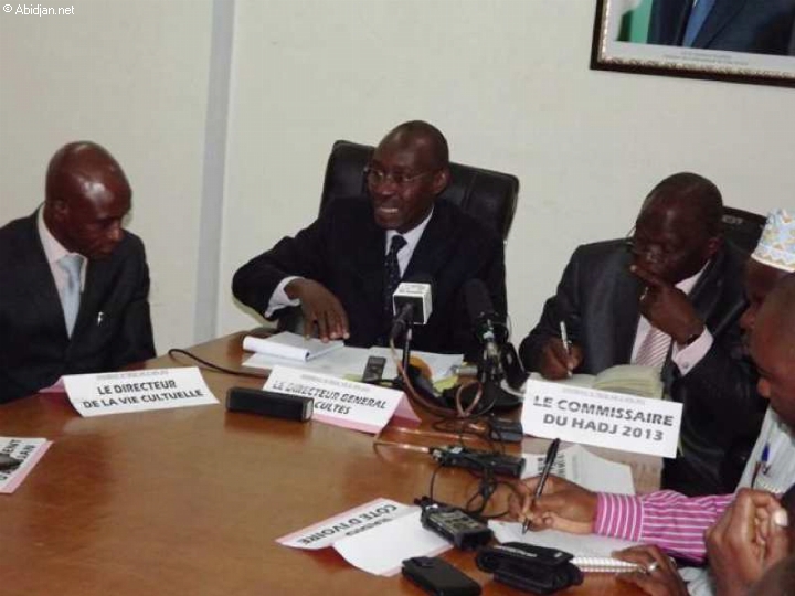 Religion: Effectif global des pèlerins du contingent étatique et des organisateurs privés de Côte d’Ivoire pour le Hadj 2013