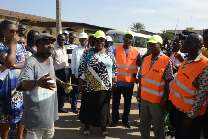 Opération ‘’zéro mort’’ pendant la saison de pluie: voici les travaux herculéens lancés par Anne Ouloto