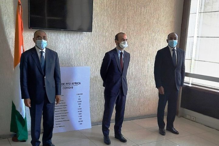 Coronavirus : Pierre Fakhoury Organisation soutient l’Etat ivoirien à hauteur de 1,1 milliard de FCFA