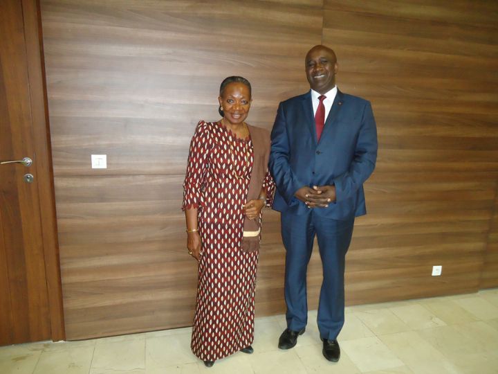 Politique : le Représentant Permanent de la Côte d’Ivoire à Londres chez la Présidente du RDR