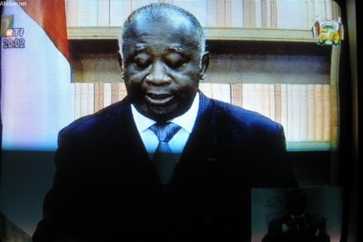 Message a la nation du chef de l’état : Gbagbo souffle le chaud et le froid