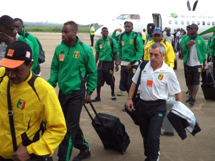 Football/ Eliminatoires Russie 2018: arrivée à Bouaké des Aigles du Mali
