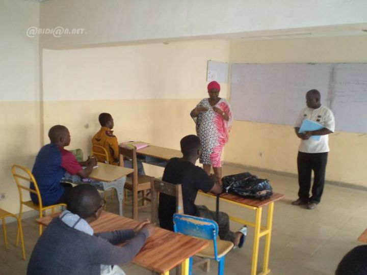 Préparation des Olympiades des Mathématiques : Mme Diakité Mariam (DG de KAMA Group) motive les candidats ivoiriens