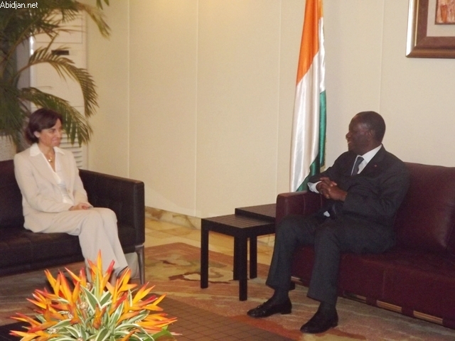 Cristina Diaz  fait ses adieux au chef de l’Etat