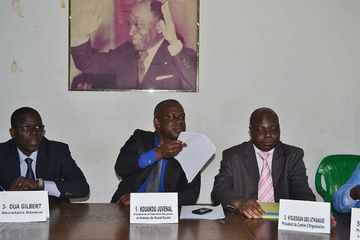 Présidentielle 2015 / Après sa nomination à la DNC de Ouattara: Les jeunes et les femmes du Grand Centre font bloc autour d’Ahoussou Jeannot et annoncent un giga meeting