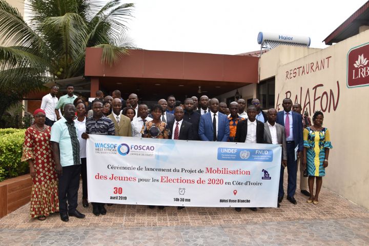 Processus électoral : le FOSCAO initie un projet de mobilisation des jeunes pour les élections de 2020 en Côte d’Ivoire
