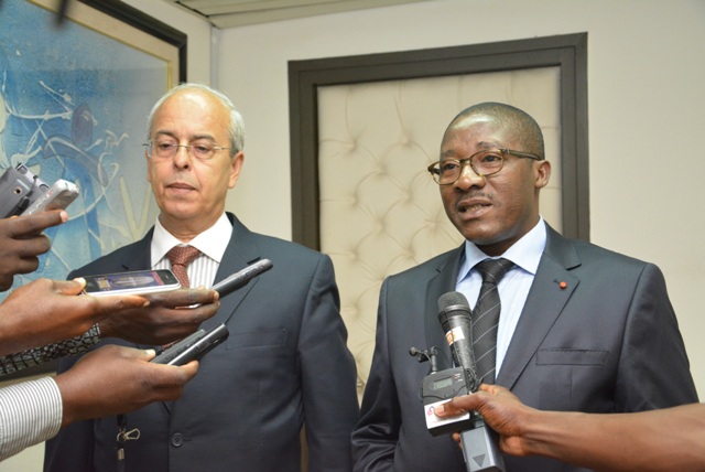 L’Ambassadeur du Maroc et la Représentante Spéciale du Secrétaire Général de l’ONU en Côte d’Ivoire chez le Garde des Sceaux