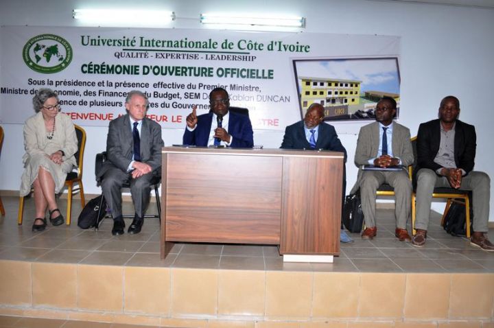 Enseignement supérieur/Coopération académique : Visite du Président de l’Université d’Auvergne Clermont-Ferrand à l’Université Internationale de Côte d’Ivoire