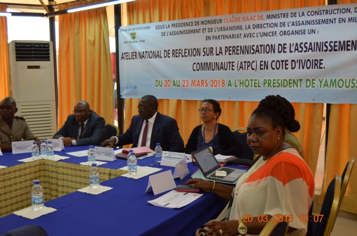 Les acteurs de l’assainissement réfléchissent sur la mise en œuvre de l’Assainissement Total Pilote Par la Communauté (ATPC) en Côte d’Ivoire