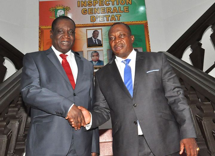 Le mouvement « SUR LES TRACES D’HOUPHOUËT-BOIGNY » présenté à l’Inspecteur Général d’Etat, AHOUA N’Doli Théophile