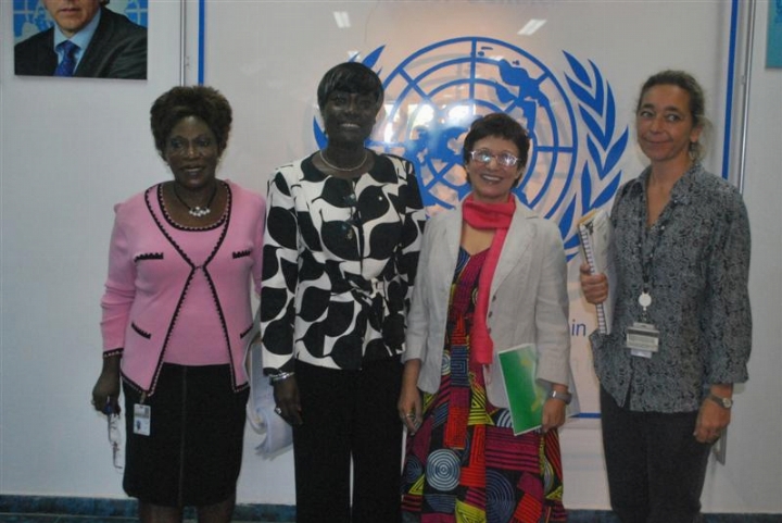 Echange : Le Bureau Régional des Nations Unis reçoit la coordonatrice du Programme National de Cohésion Sociale
